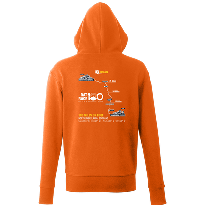 Rat Race 100 - Bamburgh to Edinburgh - Organic Hoodie