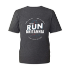 Run Britannia Organic T-shirt - Dark Grey - Rat Race Store