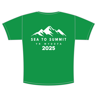 Sea to Summit Yr Wyddfa Tech T-Shirt - Bright Green