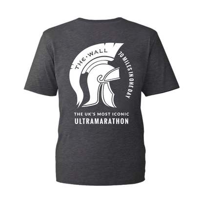 The Wall Roman T-shirt - Grey Marl