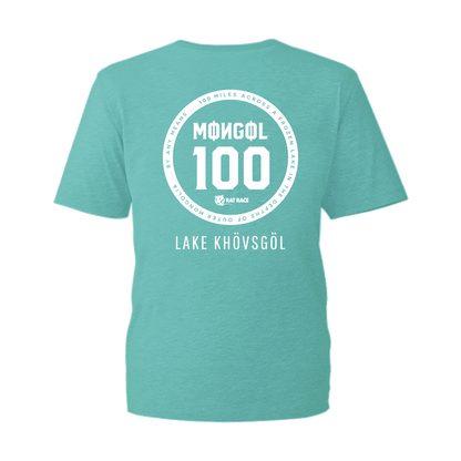 Mongol 100 Teal - T-shirt