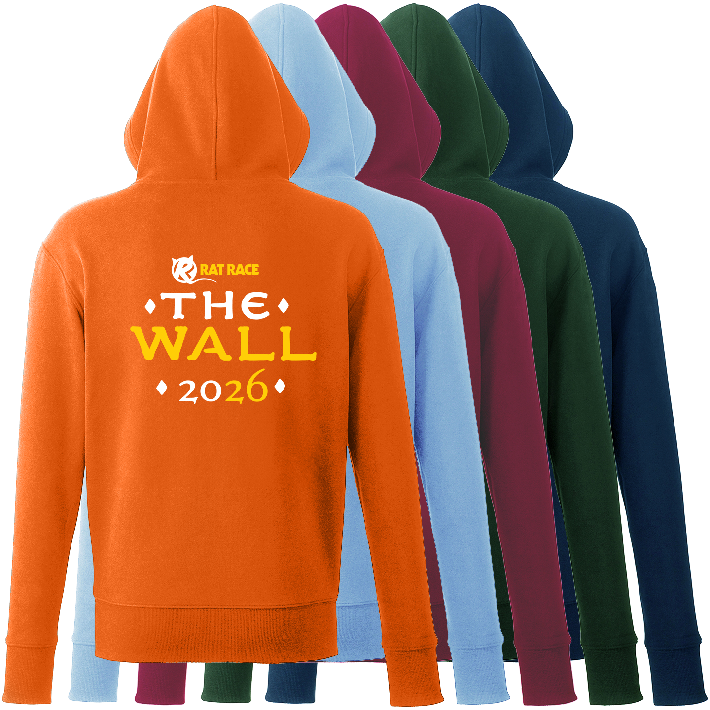 The Wall 2026 Text Logo - Organic Hoodie