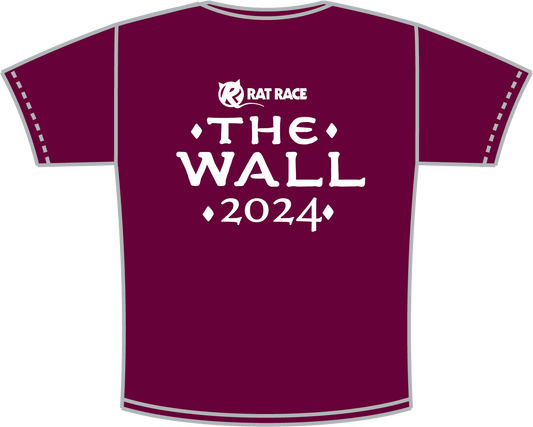 The Wall 2024 Tech T-shirt - Burgundy