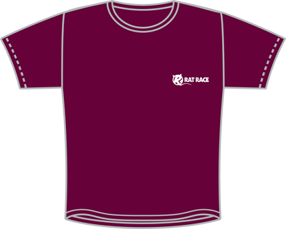 The Wall 2024 Tech T-shirt - Burgundy