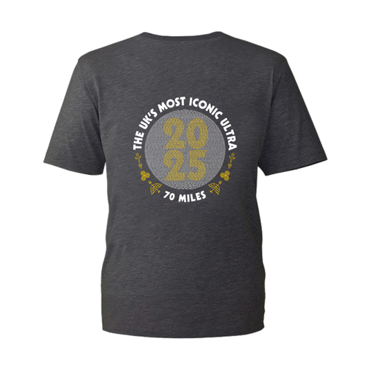 The Wall 2025 Finishers T-shirt - Grey Marl - PRE ORDER