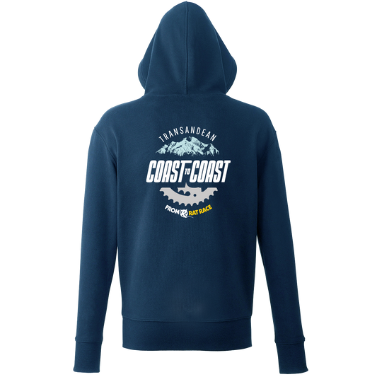 Trans Andean Organic Unisex Hoodie - Navy