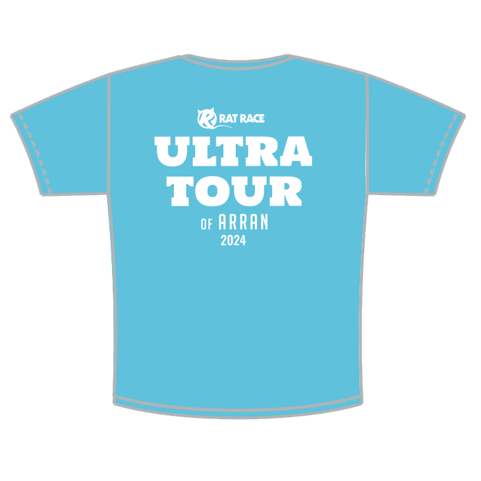 Ultra Tour of Arran 2024 - Tech T-Shirt -  Blue