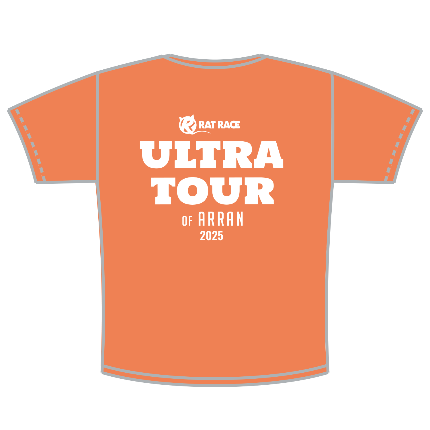 Ultra Tour of Arran Tech T-Shirt - Lightning Orange - Rat Race Store