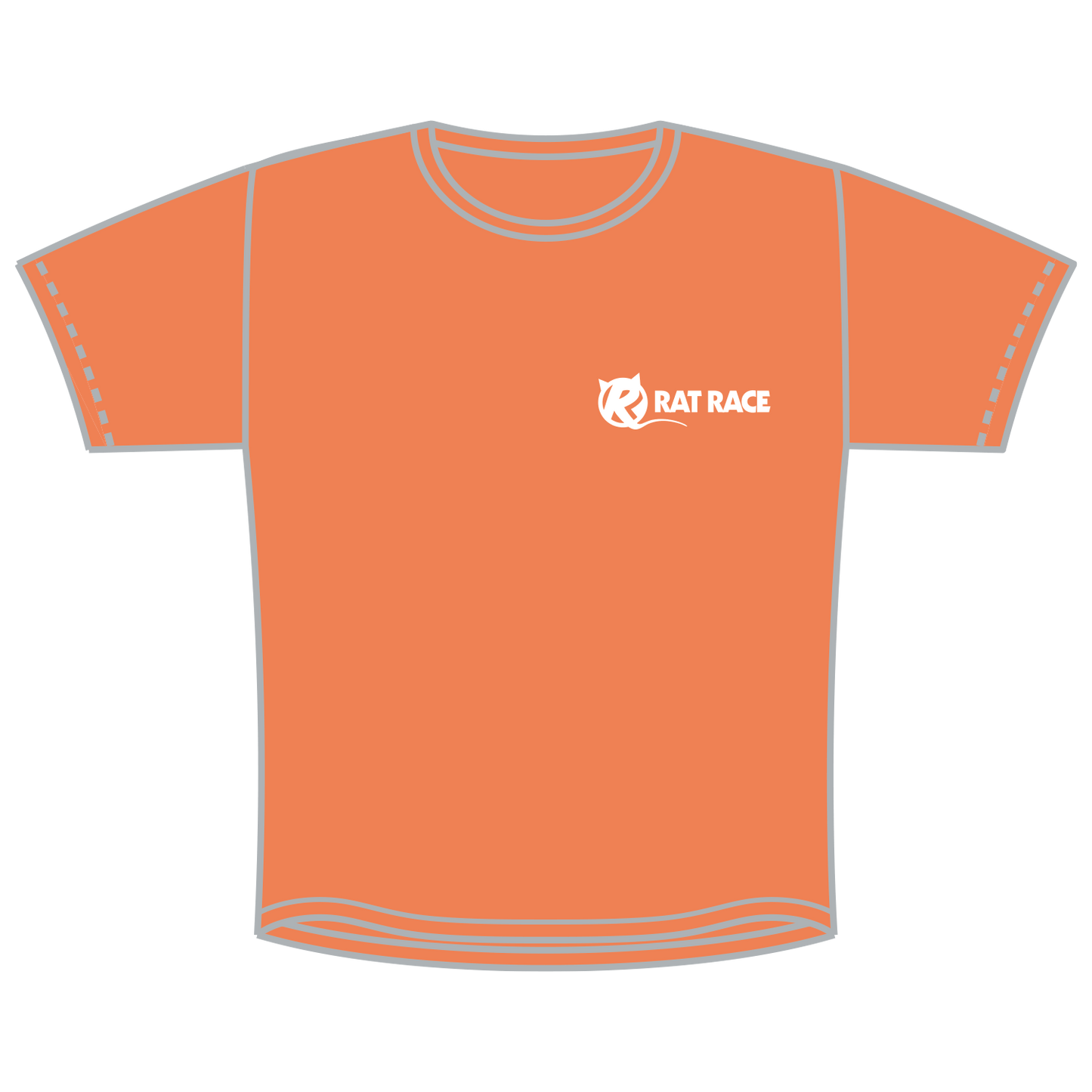 Ultra Tour of Arran Tech T-Shirt - Lightning Orange - Rat Race Store