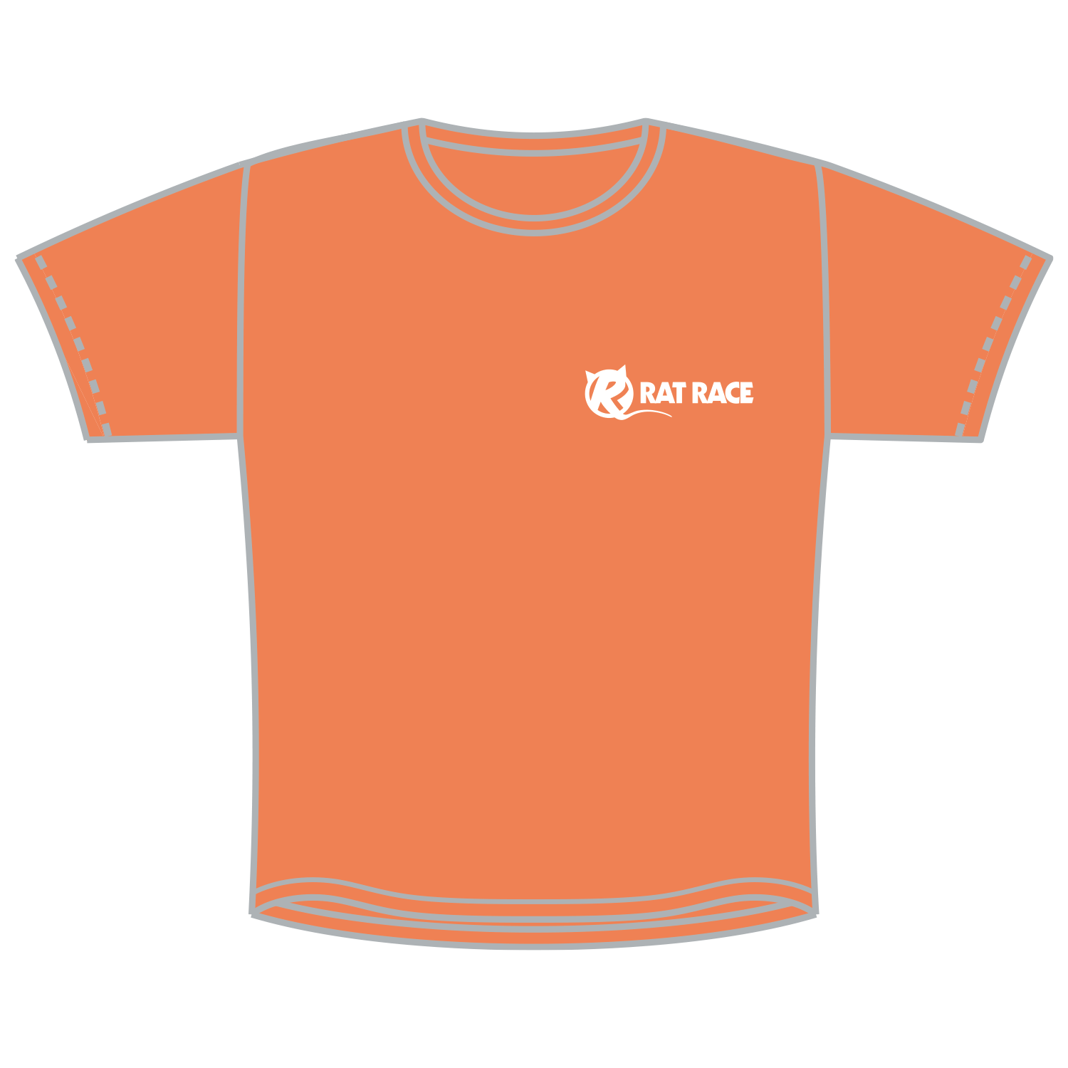 Ultra Tour of Arran Tech T-Shirt - Lightning Orange - Rat Race Store