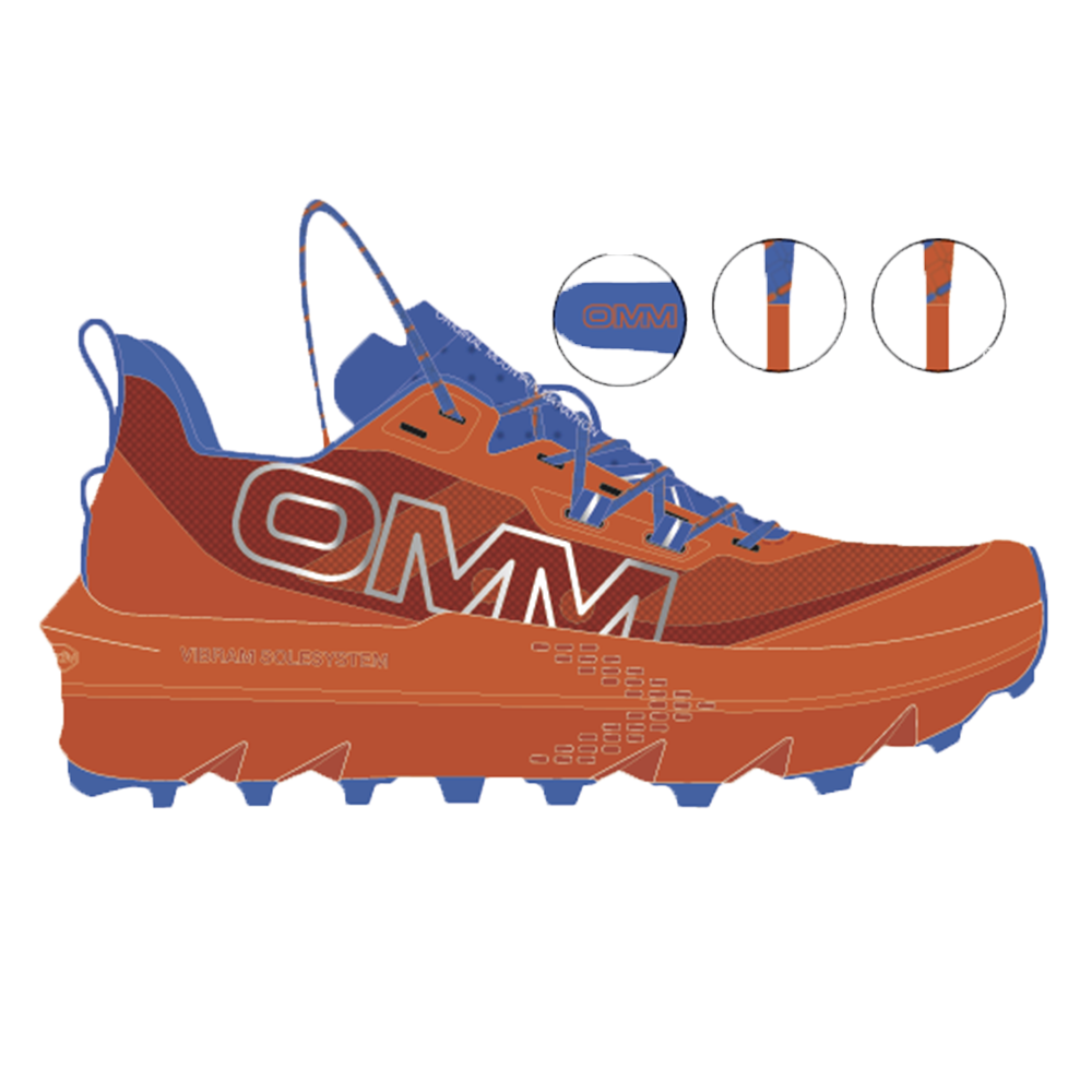 OMM Ultra Shoe: Orange/Orange - Regular Fit
