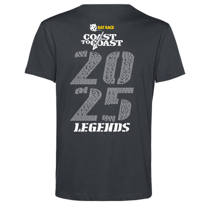 Scotland Coast to Coast 2025 Unisex Legends T-shirt - Grey - PRE ORDER