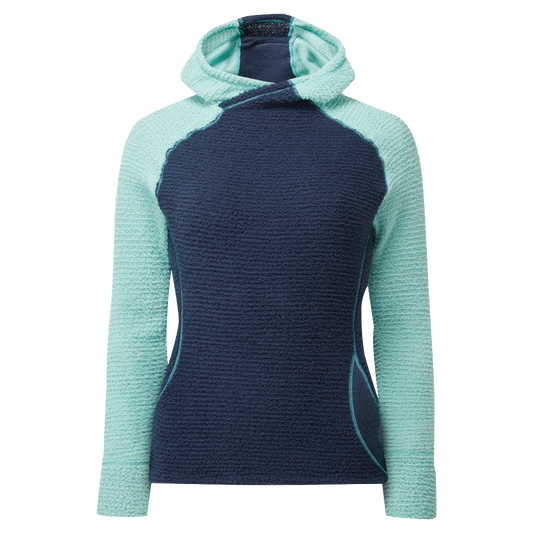 Women's Core+ Hoodie - Navy/Aqua - Rat Race Store