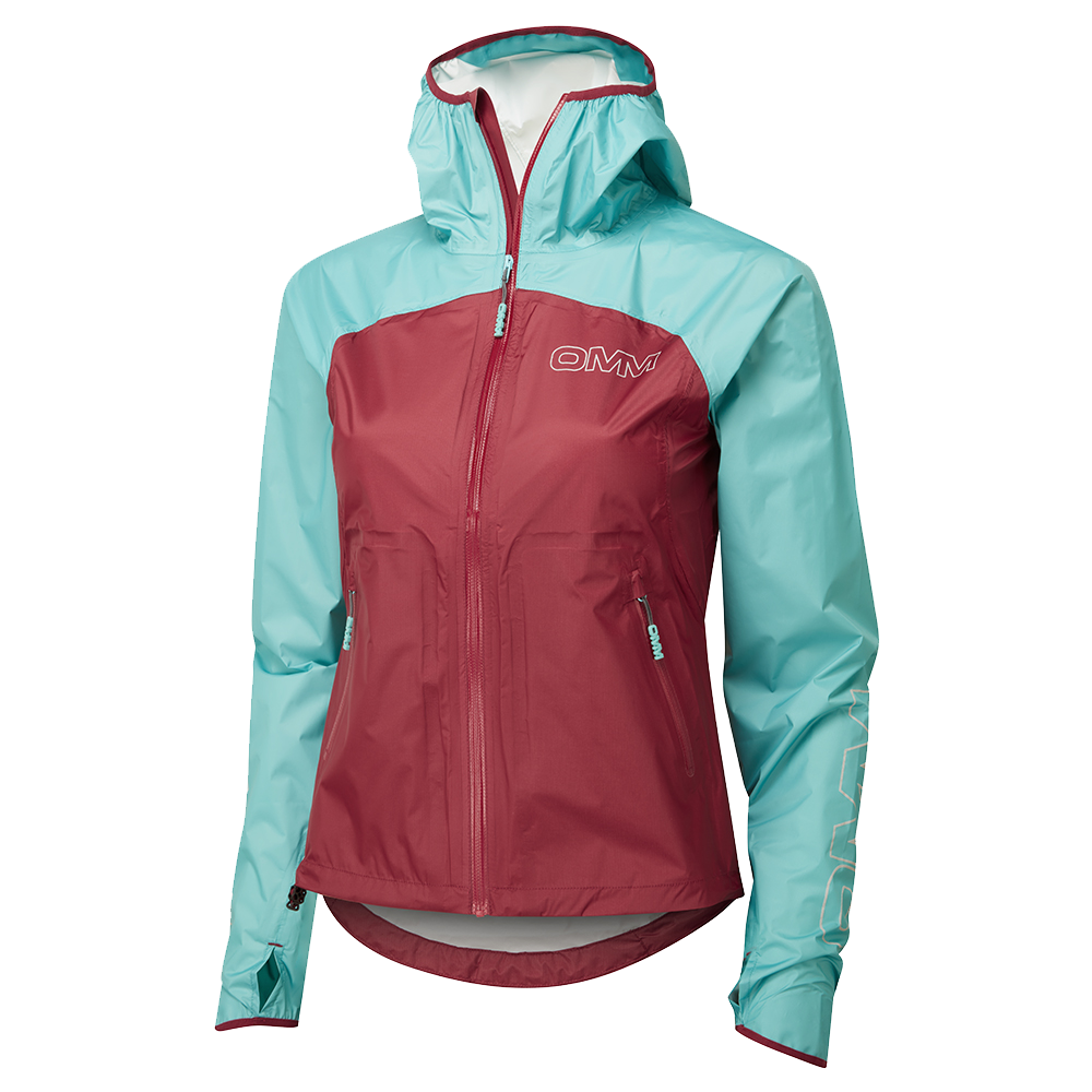Women's Halo+ Jacket - Dark Red/Aqua - Rat Race Store