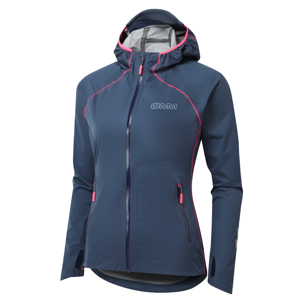 Women's Kamleika Jacket - Navy & Pink - Rat Race Store
