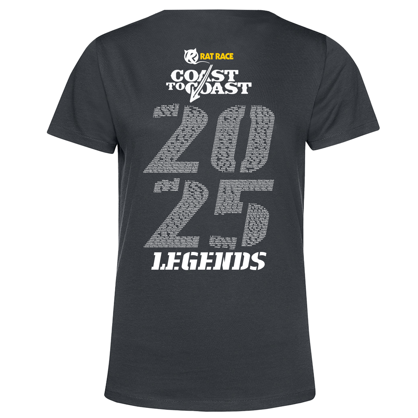 Scotland Coast to Coast 2025 Legends Women's T-shirt - Grey - PRE ORDER