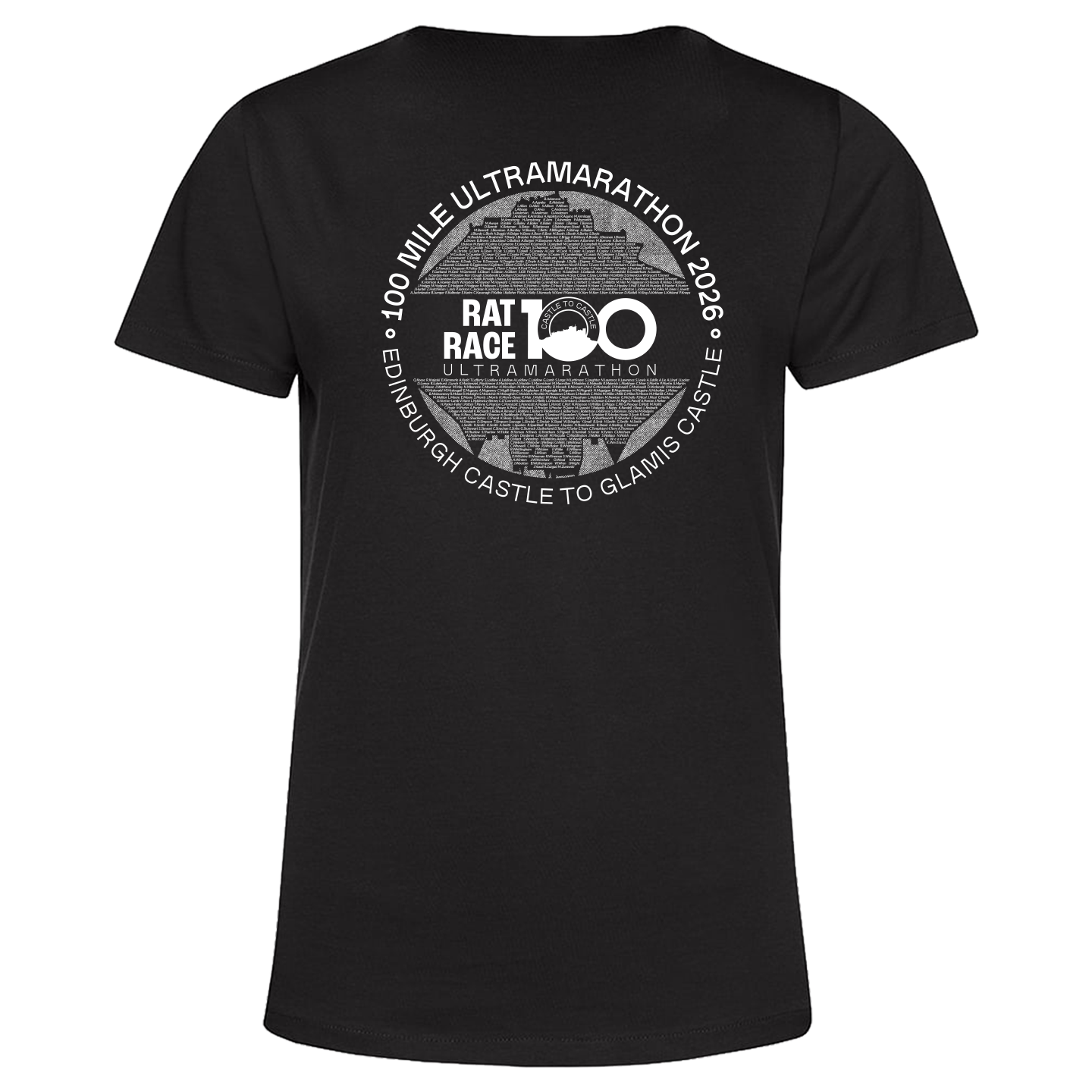 PRE ORDER: Castle to Castle: Edinburgh to Glamis 2026 Legends T-Shirt - Women's Fit