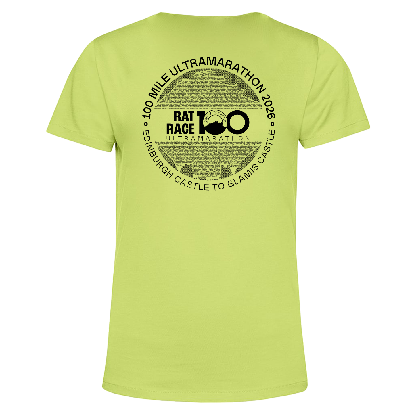 PRE ORDER: Castle to Castle: Edinburgh to Glamis 2026 Legends T-Shirt - Women's Fit