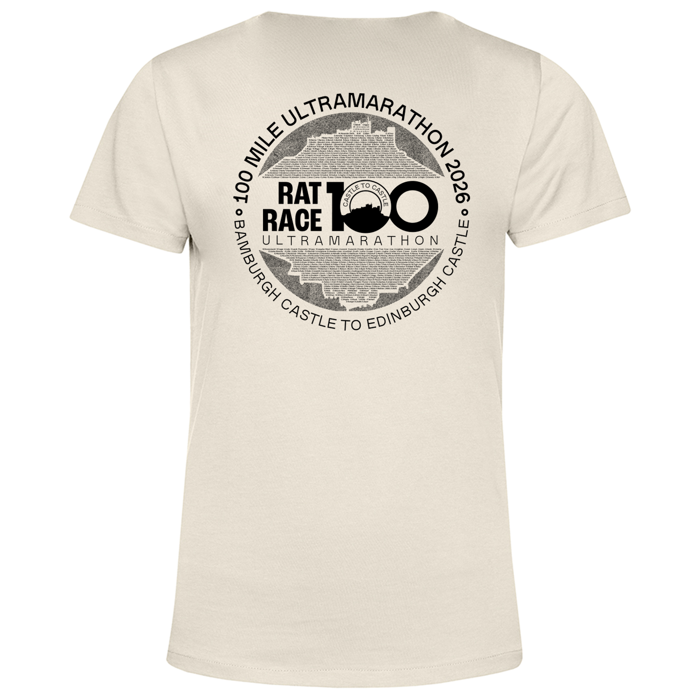 PRE-ORDER: Castle to Castle: Bamburgh to Edinburgh 2026 Legends T-Shirt - Women's Fit