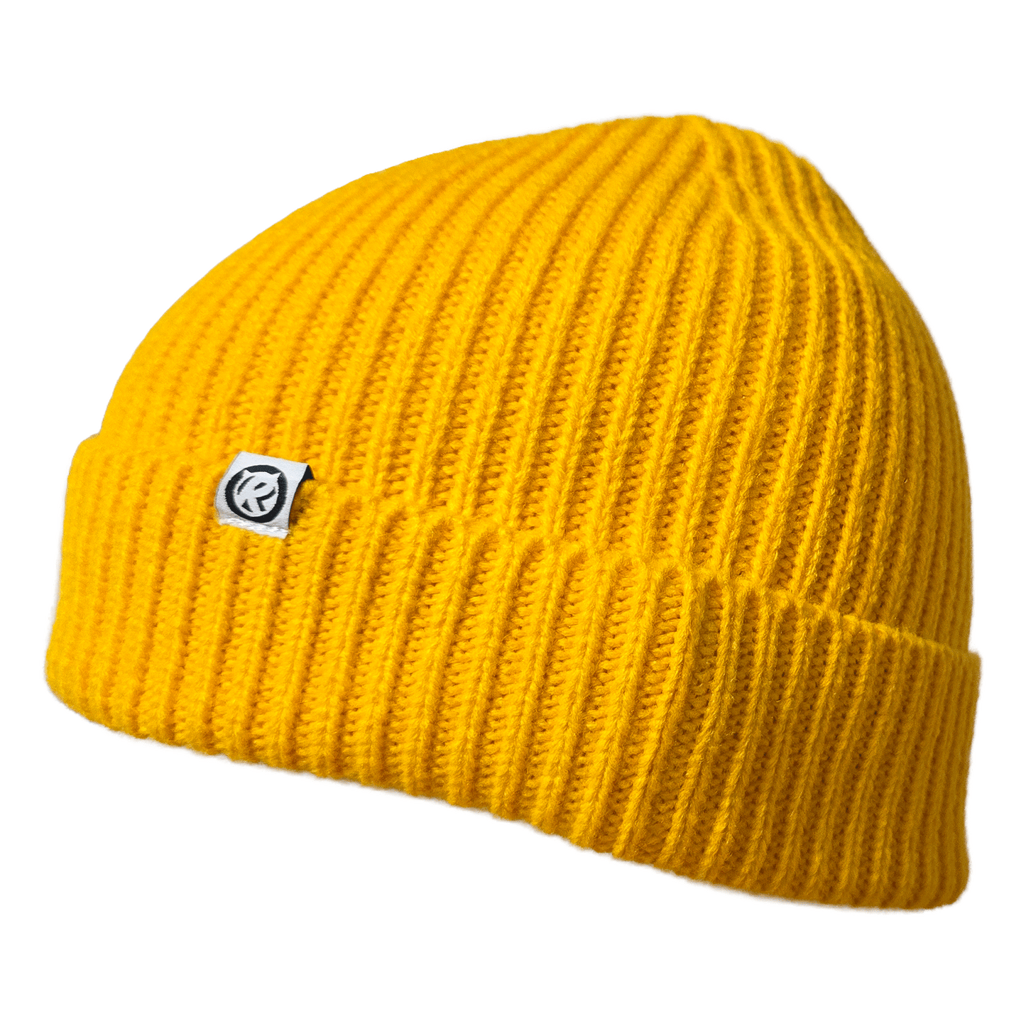 Rat Race Ribbed Yellow Beanie