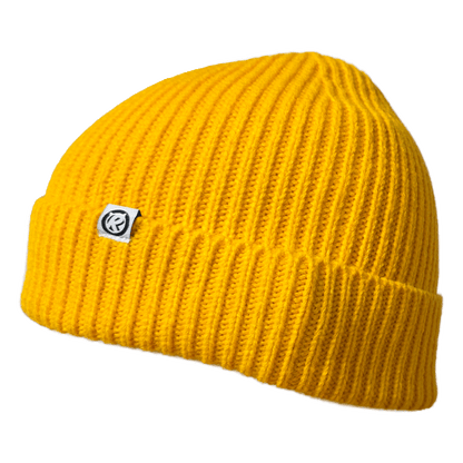 Rat Race Ribbed Yellow Beanie