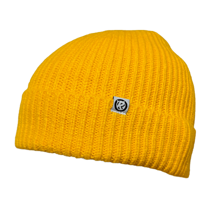 Rat Race Ribbed Yellow Beanie