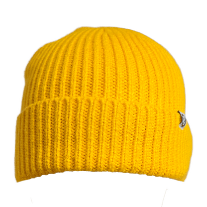 Rat Race Ribbed Yellow Beanie
