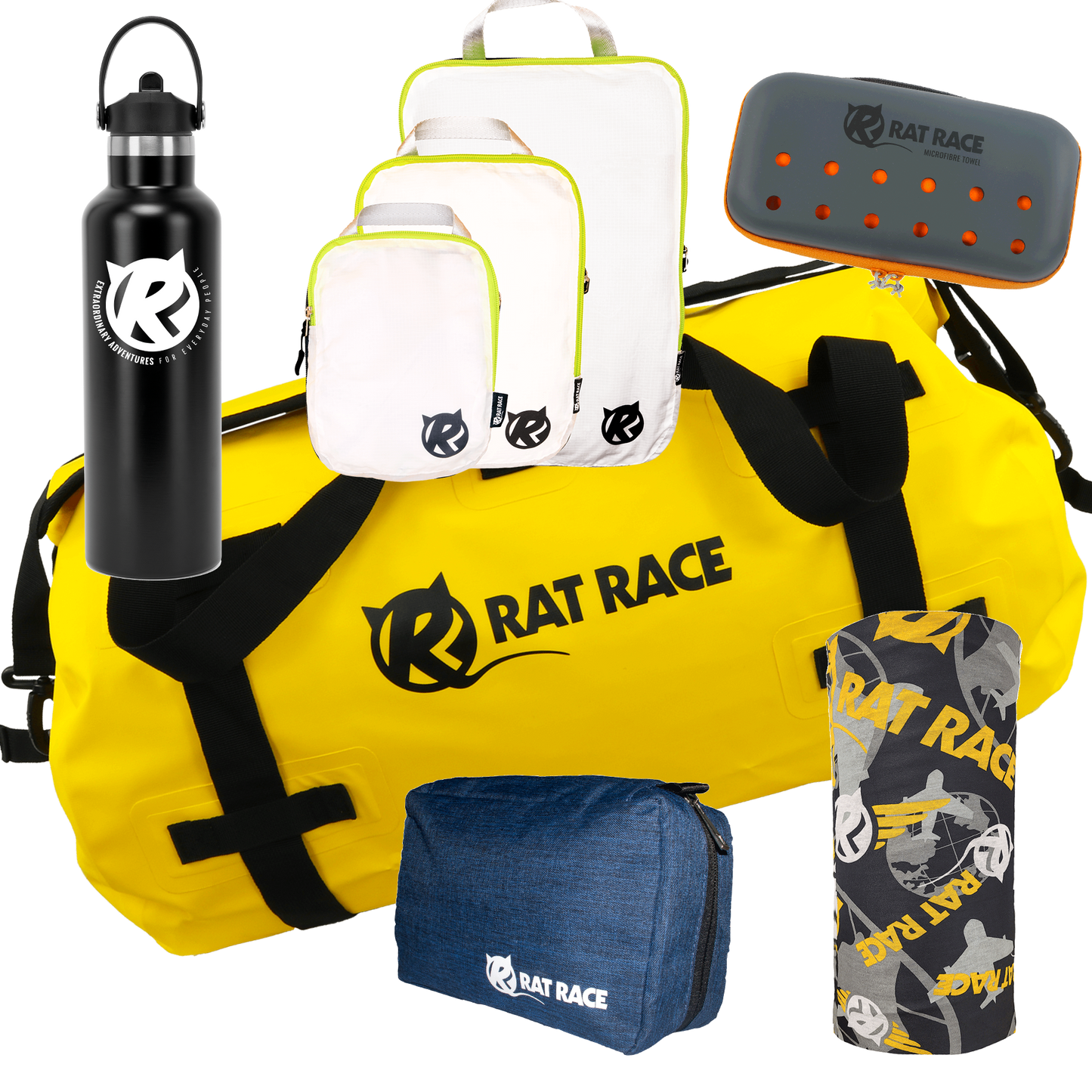 Duffle 40l Yellow Spring Bundle