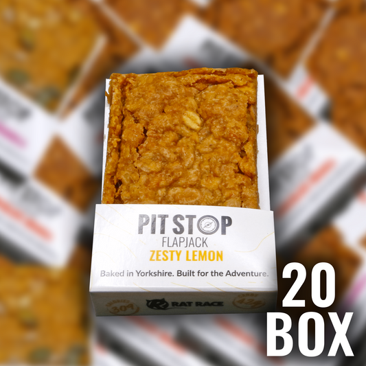 Pit Stop Flapjack - Zesty Lemon - 20 Box