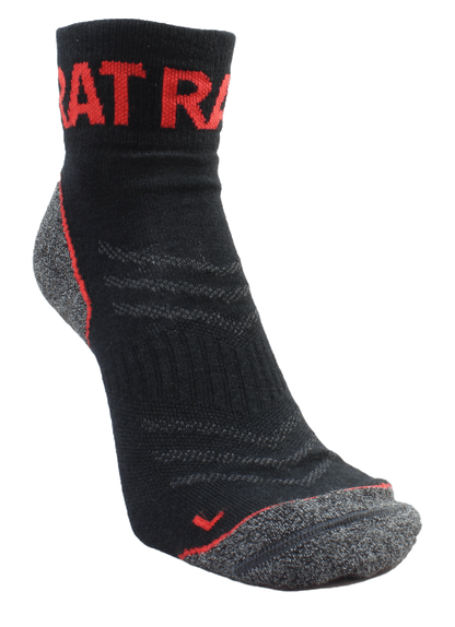 Merino Sock 5 Pack - Red/Black