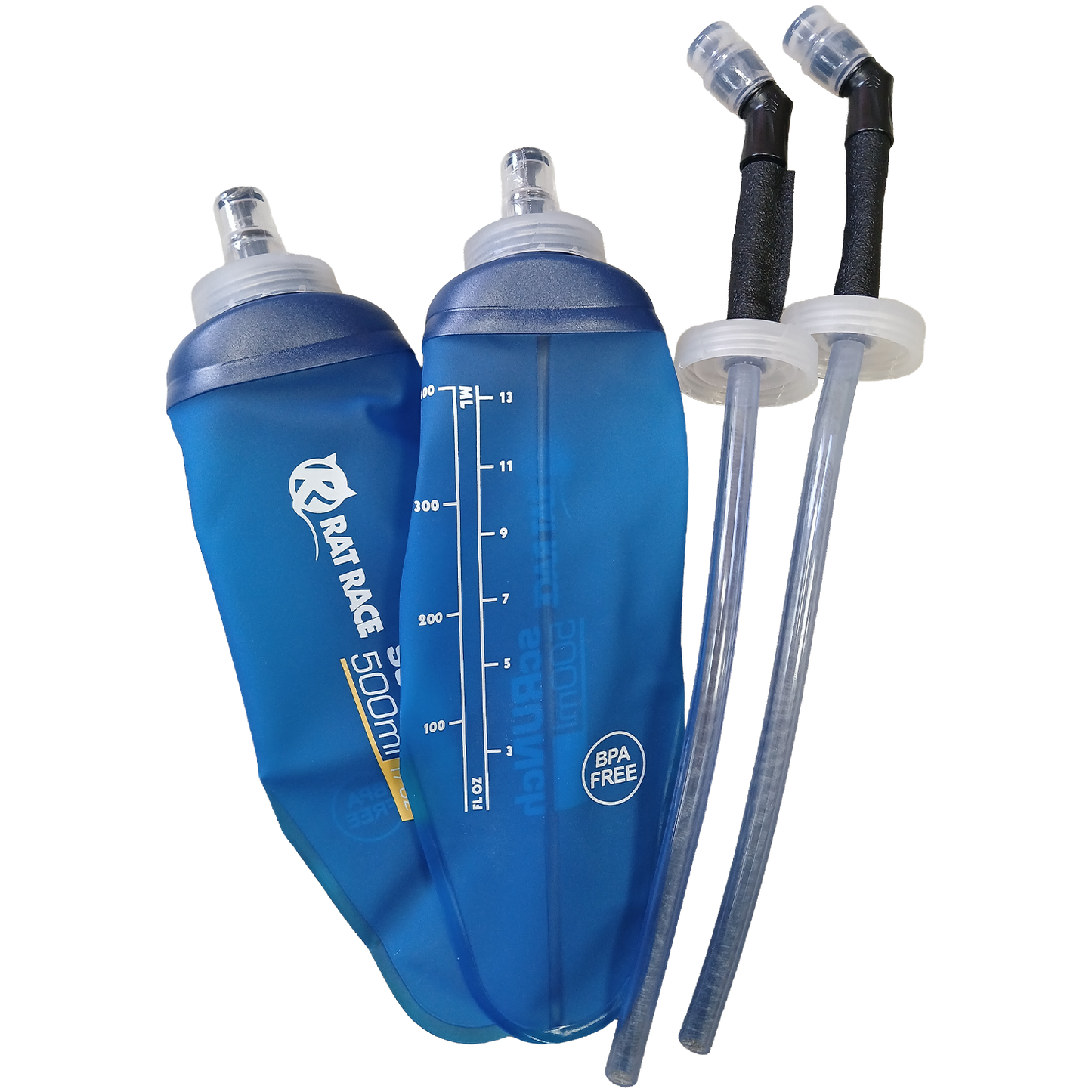 500ml scRUNch Flask Twin Pack - With Straw