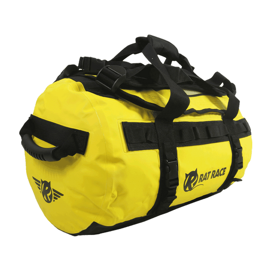 Bucket List Explorer Bag 40L Duffel Yellow Rat Race Store