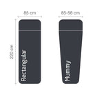 Lifeventure - Silk Ultimate Sleeping Bag Liner, Mummy - Black - Rat Race Store