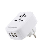 Lifeventure - World to Europe Travel Adaptor with USB (& USB C) - Rat Race Store