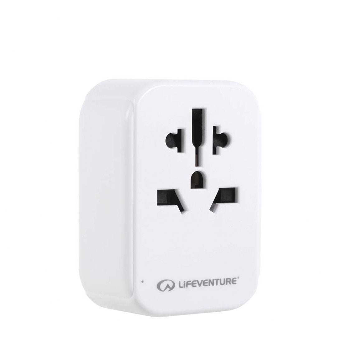 Lifeventure - World to US Travel Adaptor with USB (& USB C) - Rat Race Store