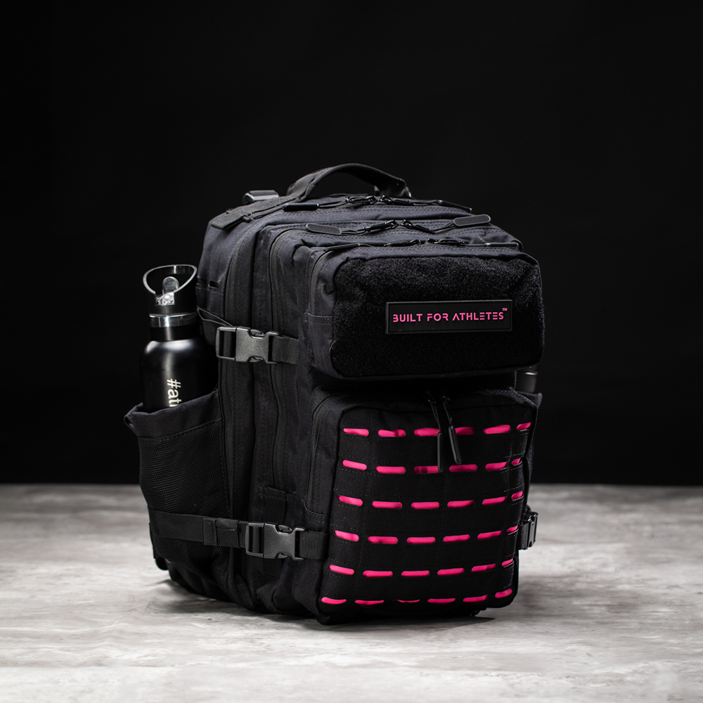 Small Black & Pink Gym Backpack