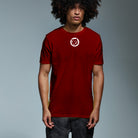 Rat Race Organic T-shirt - Burgundy - Rat Race Store
