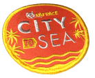 City To Sea Sew On Patch - Rat Race Store