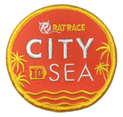 City To Sea Sew On Patch - Rat Race Store