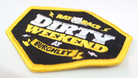Dirty Weekend Sew On Patch - Pre-order - Rat Race Store
