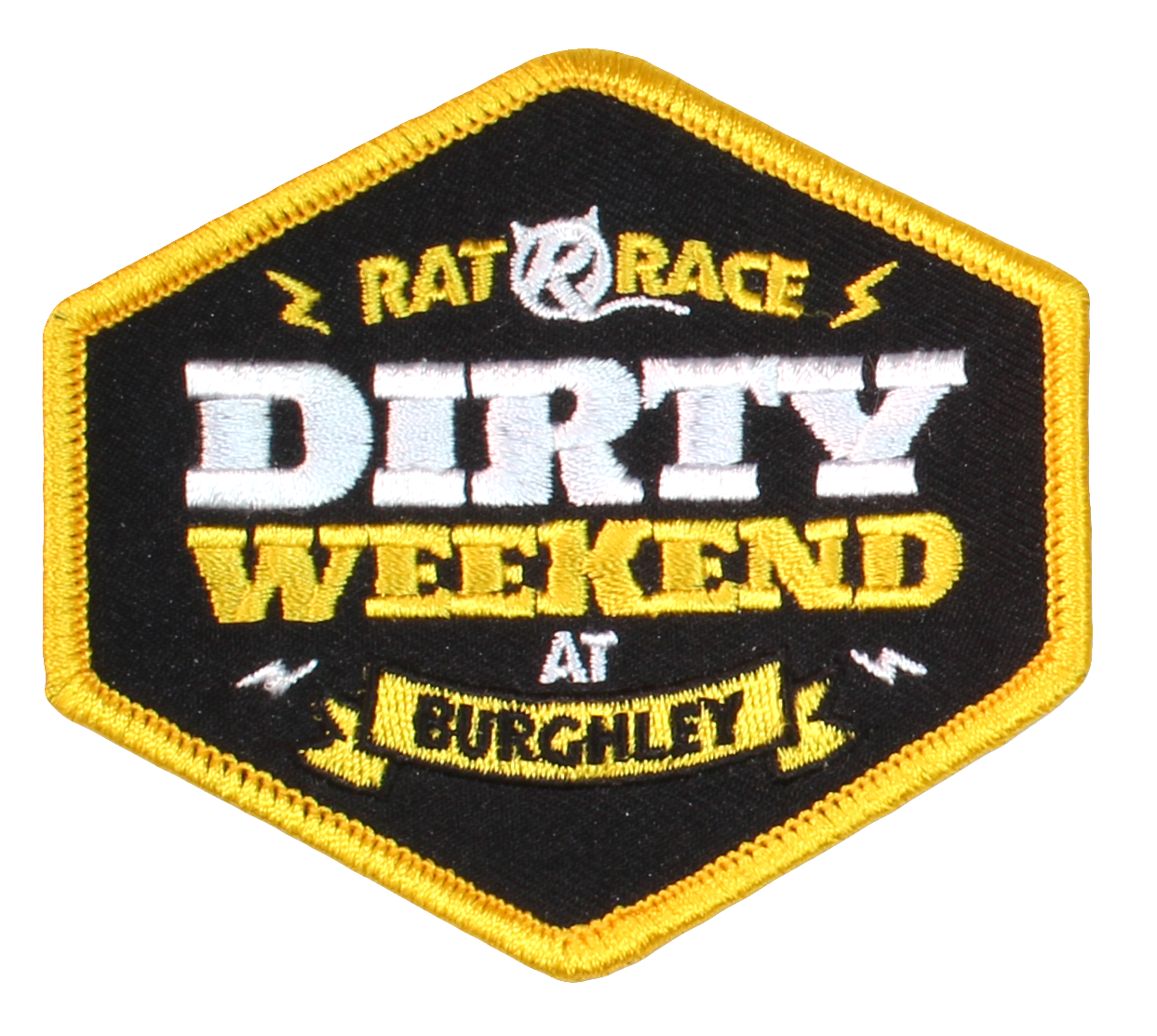 Dirty Weekend Sew On Patch - Pre-order - Rat Race Store