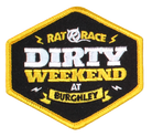 Dirty Weekend Sew On Patch - Pre-order - Rat Race Store