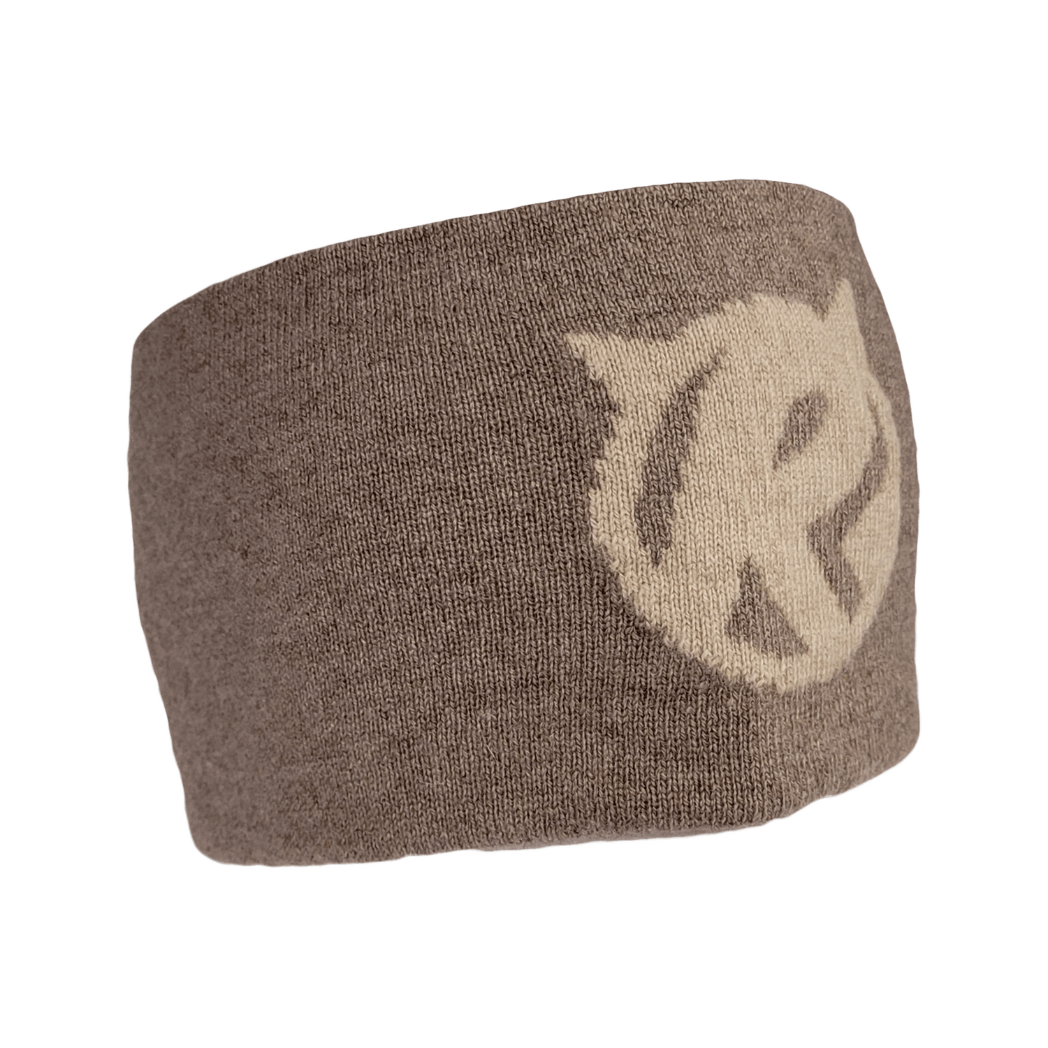 Black Ice Mongolian Cashmere Headband - Light Brown - Rat Race Store