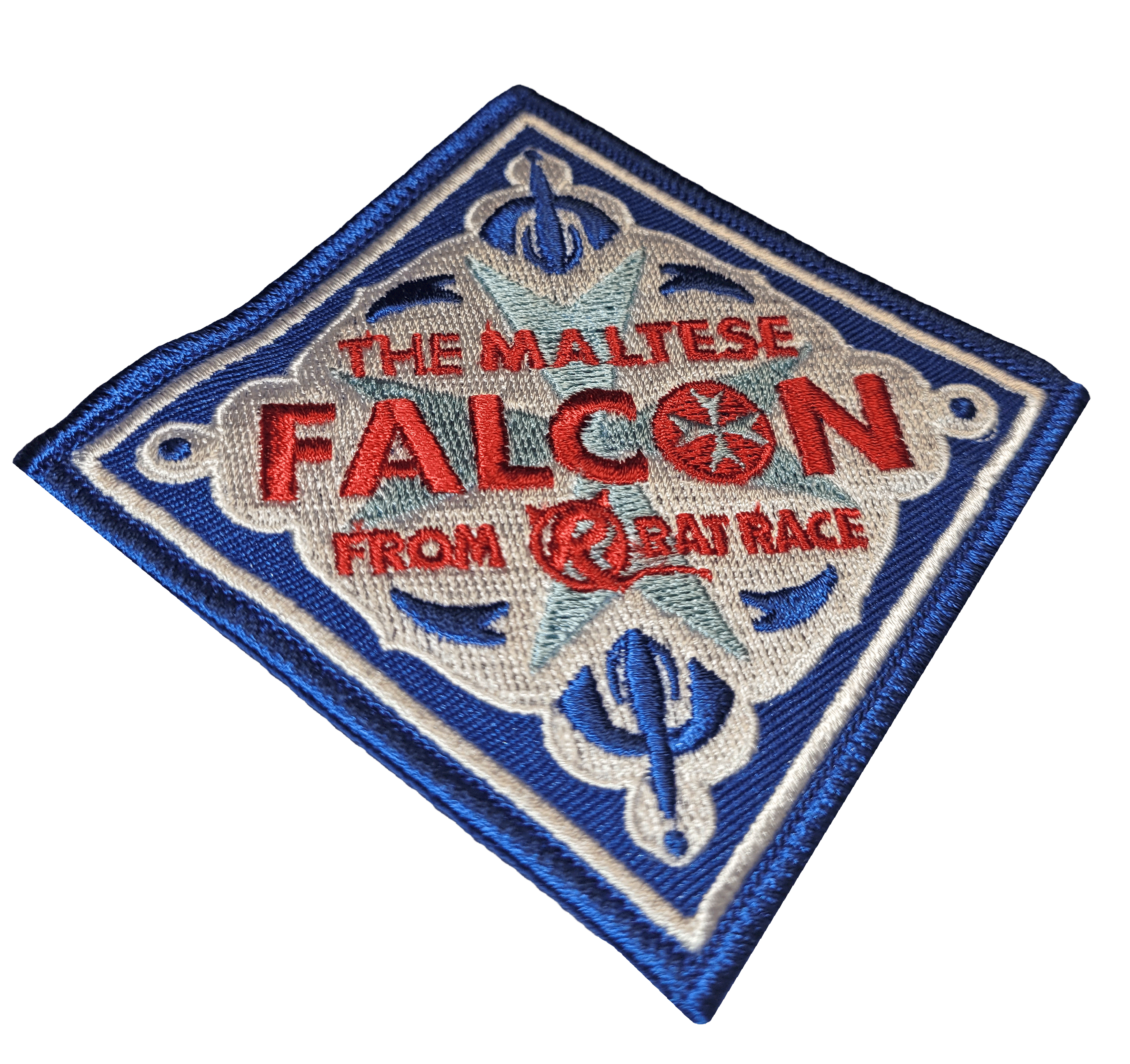 Maltese Falcon Sew On Patch - Rat Race Store