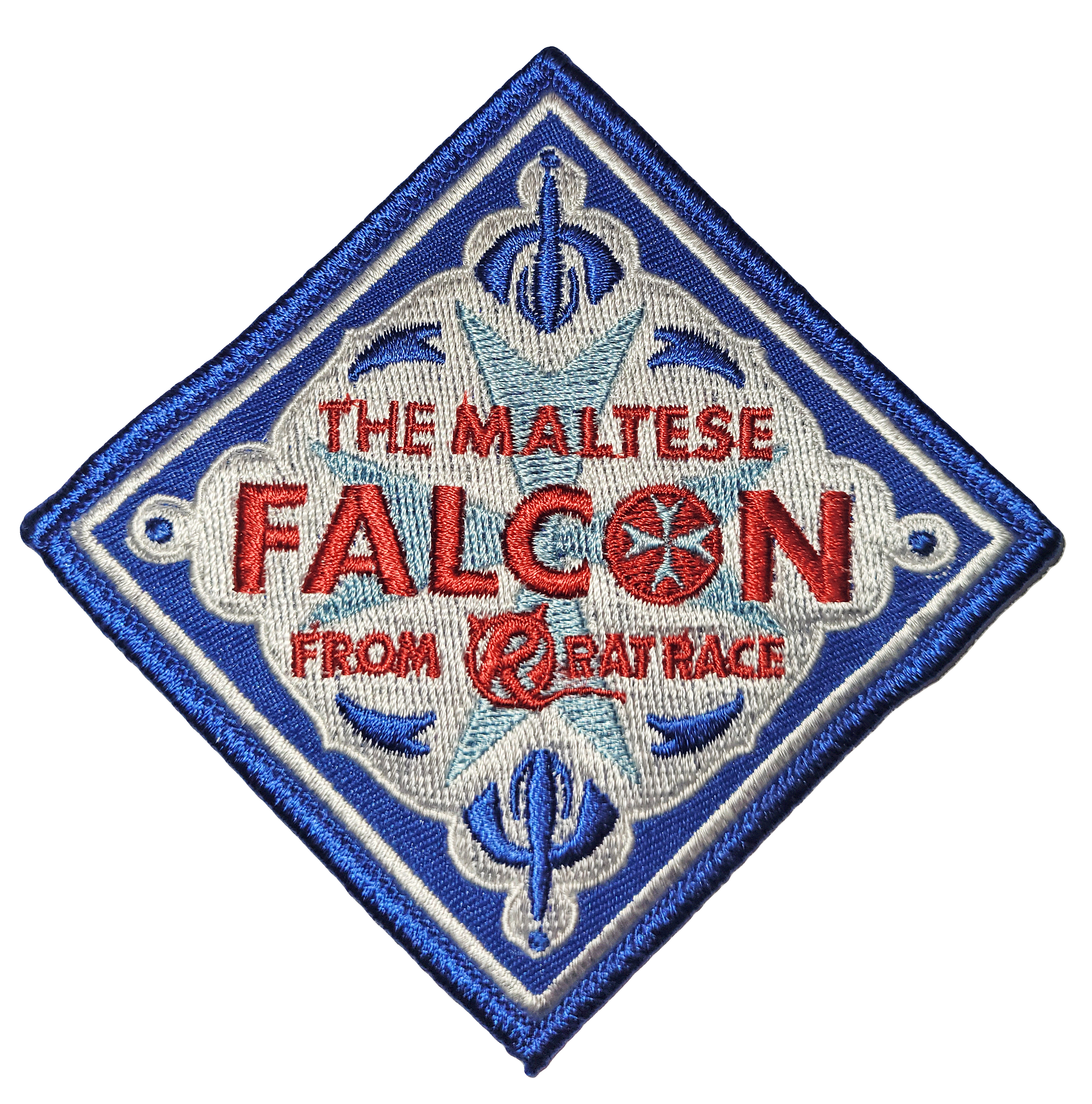Maltese Falcon Sew On Patch - Rat Race Store