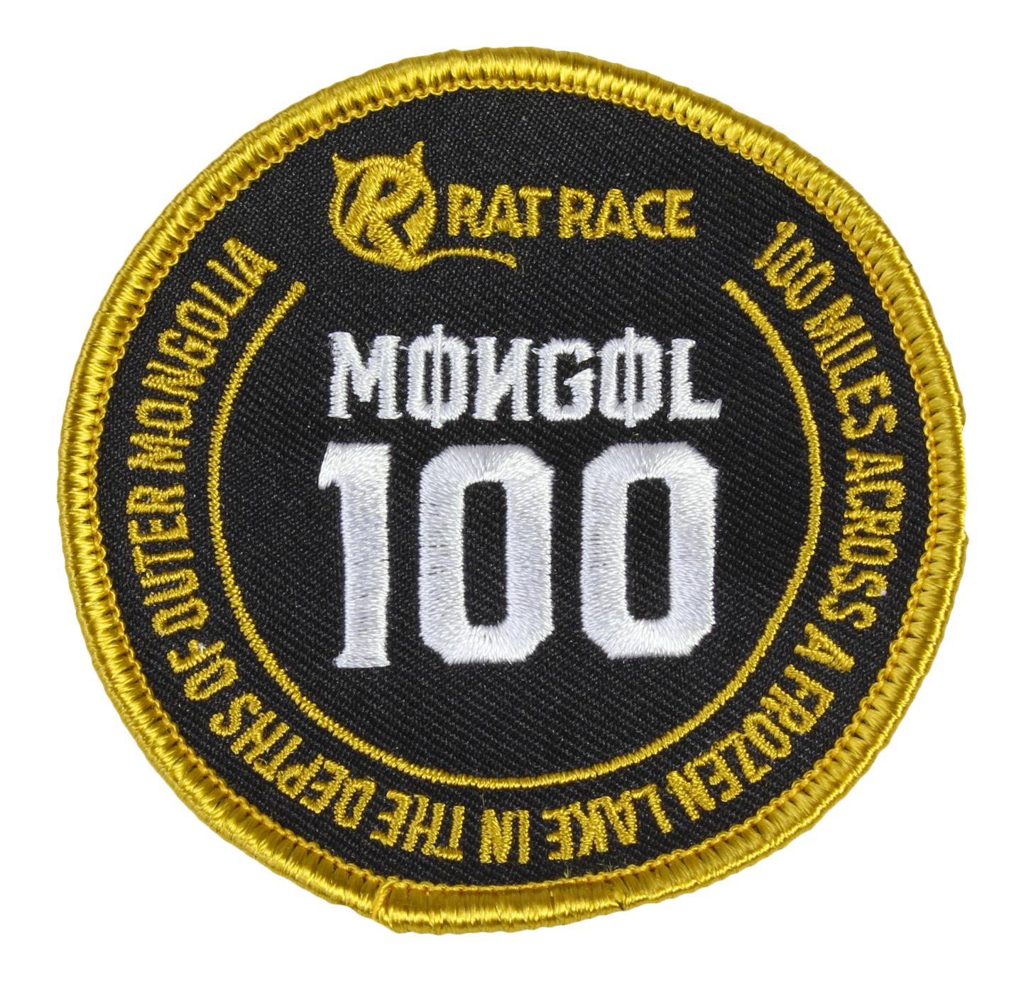 Mongol 100 Sew On Patch