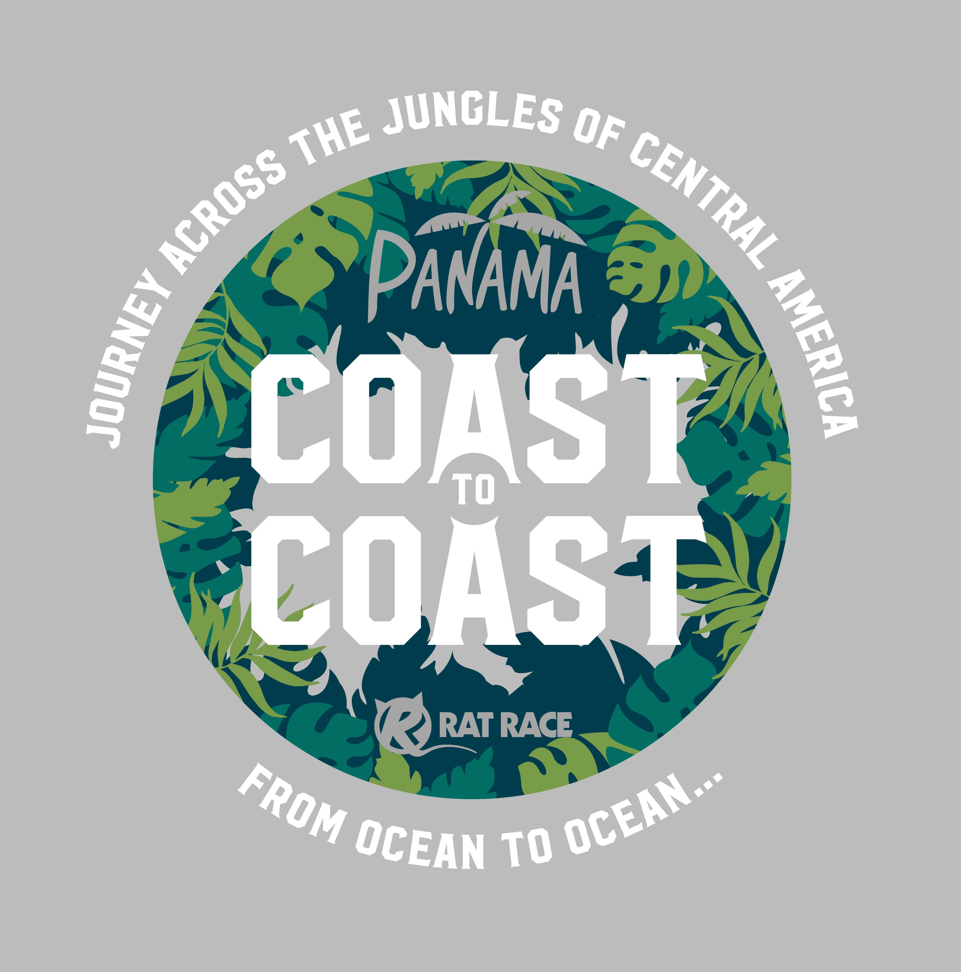 Panama Coast to Coast Sticker - Rat Race Store