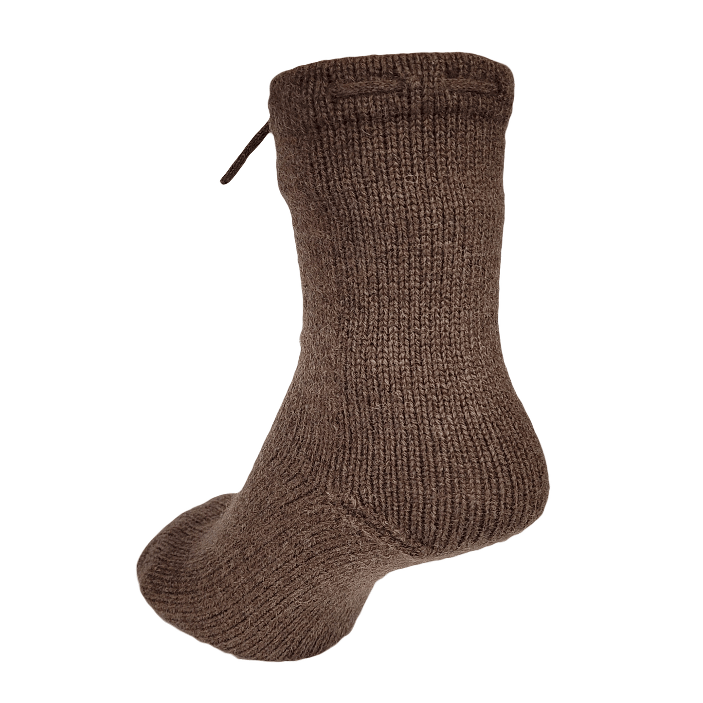 Khatgal Mongolian Yak Wool Socks - Brown