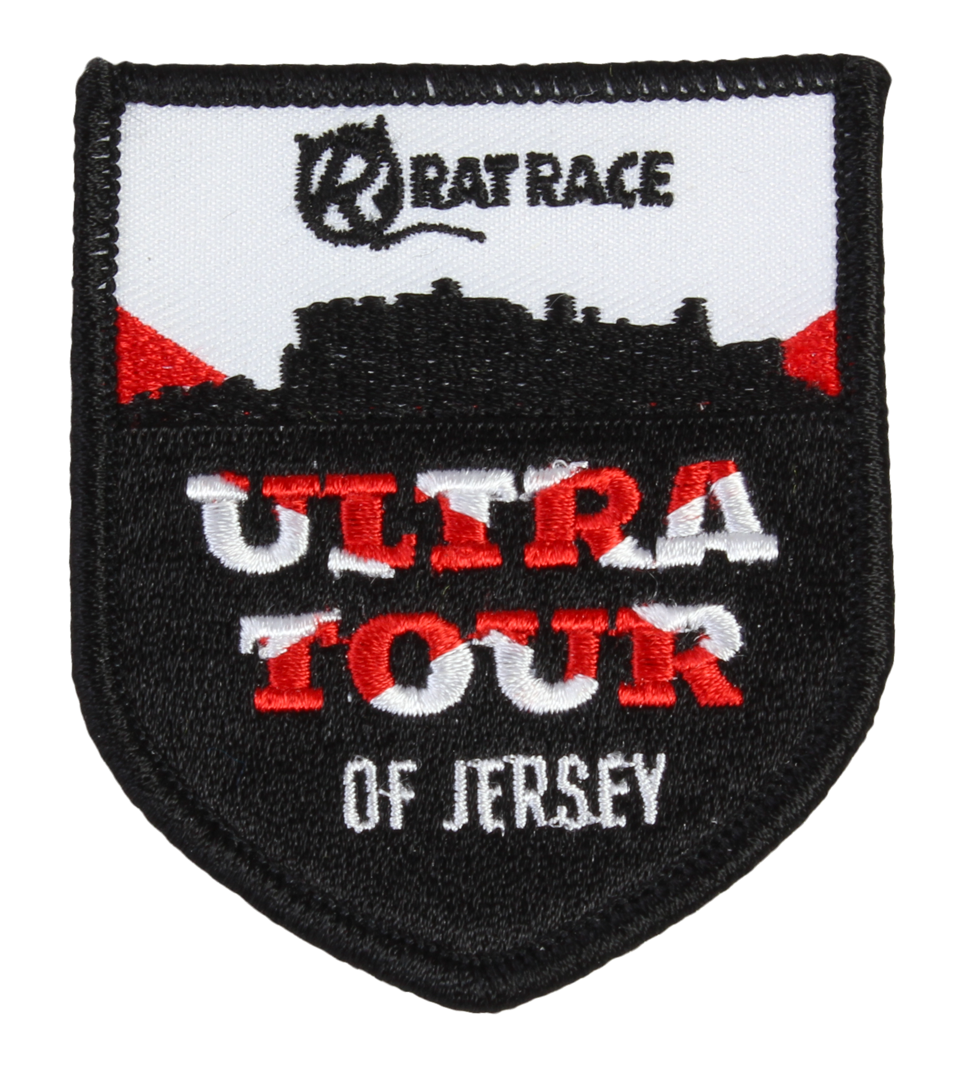 Ultra Tour Of Jersey Sew On Patch - Rat Race Store