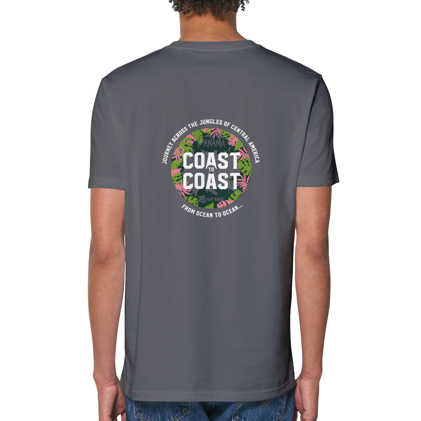 Rat Race Panama C2C Organic Unisex Crewneck T-shirt - Grey